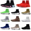 Designer Socks Casual Shoes Platform Men Woman Shiny Knit Speed ​​2.0 1.0 Trainer Runner Sneaker Sock Shoe Master präglade kvinnors sneakers hastigheter TOOPIES PARIS STORLEK 36-45