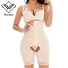 Faja vrouwelijke ondergoed buikbestrijding kont lift taille modelleringsriem plus slipje body shaper vrouwen bodysuit hoge compressie 240407