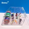 1st Dental Orthodontic Ligature Tie Akryl Dispenser Elastic Chain Placering Box Power Chain O Ring Orthodontic Bracket