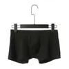 Onderbroek heren ondergoed sexy modal ademende zachte boksers mannen u convex pouch shorts cueca homme naadloos mannelijk slipje