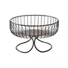 Tallrikar Metal Fruit Basket European Style Table Centerpiece Iron Storage Bowl for Tea Bar Dining Party Office