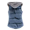 Women's Vests 2024 Spring Woman Warm Down Female Thick Vest Women Removable Hooded Doudoune Abajo Waistcoat Parkas