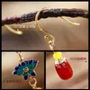 Boucles d'oreilles en peluche ancienne chinois long oreille hanfu cheongsam bijoux décor accessoires de chariot pour femmes girl cadeau 1 paire