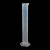 Clear White Plastic Liquid Pomiar Ass. Dygrykcjoner do laboratoryjnych Narzędzia laboratoryjne 10 ml, 25 ml, 50 ml, 100 ml, 250 ml, 500 ml