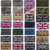 Royaume-Uni British England Flags Broidered Patches Ir Reflective UK GBR PVC Rubber Grande Britain Tactical Armband Emblem