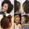 Para curar viciado em cacho afro kinky curly sintético Extensões de cabelo para DIY Good Omens 50g/PCs para Dreadlocks Twist Braids Hair