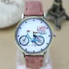 Orologi da polso in bicicletta in bicicletta da donna guardano jean tessuto in pelle vestito da donna da donna casual orologio relogio femminino