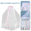 Crib Mosquito Net Lace Block Light Reusable Summer Baby Crib Bed Mosquito Net Bed Dome Tent for Kindergarten