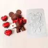 3st Super Large Bear Chocolate Mold Mousse Cake Mold For Breakable Chocolate Bear Wedding Cake Topper Cake Decorating Tool