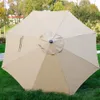 Multi -Farben Regenfisch Stoff Polyester Ersatzabdeckung Parasol Baldachin Sonne Regenschirm Kühl für die Patio Haushalt im Freien