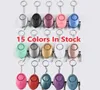 Zelfverdediging Alarm 130dB Beveiliging Beveiliging Alert Scream luid noodalarm Keychain Leuke eiervorm Persoonlijke veiligheidstool voor dames7076174