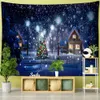 Christmas Snowy Night Series Tapestry Wall Mounts House Dream Witchcraft Dormitory Living Room Home Decor