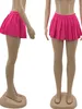Skirts Mini Pleated Skirt Sexy Summer Fashion Short Solid Color Club Y2k High Waist Stretchy Tennis Skater A-line Outfits