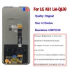 6.53 "Original 100% testad för LG K61 LCD LMQ630AW Display Pekskärm Digitizer Assembly för LG Q61 LM-Q630 Display Reparation