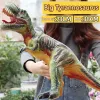 Modello di dinosauro di grandi dimensioni Toy Jurassic Worlds Park Dinosaur Toys Tyrannosaurus Rex Soft Puppets Velociraptor Shark for Children