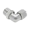 Pneumatique du coude rotatif push dans le connecteur M5 1/8 "1/4" 3/8 "1/2" BSP Twist rapide mâle 4/6/8/10 / 12 mm OD Tube