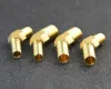 1PCSレギネスブラスホースバーブフィッティング45度肘8mm 9mm 10mmホースIDからBSPT1/8 "1/4"男性スレッドアダプター