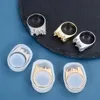 1pc 16/17/18mm DIY Crafts Crystal UV Epoxy Resin Silicone Mold Pendant Jewelry Making Tools Ring Mould