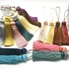 1 pk Tassel 18cm polyester sleutel kwastjes met lus parel Tassel Fringe Big Brush Curtain Tassel Trim Charm voor DIY Craft Home Decor