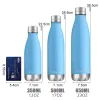 ZOUNICH Double Wall Stainles Steel Water Bottle Thermos Insulated Vacuum Flask Gym Sport Shaker Bottle Portable Thermoses