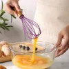 1PC Cuisine Silicone fouet non glisser Easy Egg Beater Beat Milk frother Kitchen Ustens Kitchen Silicone Egg Beater Tool