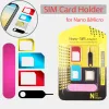 Adaptador Nano Micro Sim 5 em 1 CARTA DE METAL CARTÃO MOLEPELO CARTE SLUVE DE MOLE