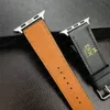 luxurys Carriage Designer Smart Watch Strap for Apple iwatch 9 8 7 6 5 4 3 2 SE ULTRA交換ブレスレットレザーリストバンドウォッチバンド38mm 40mm 41mm 42mm 44mm 49mm
