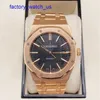 Sıcak AP Bilek İzle Royal Oak Serisi 15400or.oo.1220or.01 Gül Altın Siyah Plaka Erkek Moda Günlük İzleme