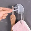 Hooks Rotary Seamless Adhesive Hook Strong Bearing Stick Kitchen Wall Hanger Bathroom Supplies Branch 4Pcs