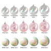 Christmas Balls Bauble Ornament Transparent Pendant Gift Package Supplies Plastic DIY Box Party Home Decor Birthday Clear