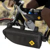 B - SOUL Waterproof Bike Triangle Bag Bicycle Front Frame Bag Cycling Top Tube Bag Water Bottle Pouch Bicycle Storage Bag