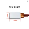 Accessori per asciugacapelli elementi di riscaldamento Accessori Pagni riscaldatori 80-220 gradi Celsius PTC RISCELATORE 220 V/12V Adatta Incubatore di pollame 1 PCS