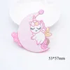 10pcs Glitter Print Appliques Desser Cat jednorożec do DIY rzemieślnicze ciasto Topper Headwear Fryzury