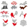 Owl Birds Metal Cut Dies for Scrapbooking DIY Album Stamp Carte papier Carte de papier enveloppe Craft NEW DIES POUR 2021