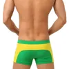 Men's Swimwear Men Quick-drying Swimming Trunks With Drawstring Elastic Waist Zipper Pocket Bulge Supporter Slim Fit For