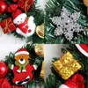 Fleurs décoratives Couronnes de bonhomme de neige pour porte d'entrée Christmas Halloween Decoration Garland Wreath Wall Wall Welcome Welcome