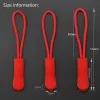 5/10 pezzi Zipper Pullo Puller Fixer Cord Fid Fond Tag Tag Browle Borse Borsa Clip Clip Autensile da cucitura esterno