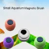 1 stks mini magnetische aquariumtankgereedschap borstels drijvende schone glazen raam algen schraper reiniger aquarium borstel reinigingsgereedschap