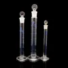 10ml-1000ml Leikaw Graduated Glass Measuring Cylinder with Plug Whole Sale Glass Container chemistry laboratory equipment