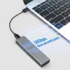 Muhafaza M.2 NVME SATA Çift Protokol Sabit Sürücü Kılıfı NVME TYPEC Adaptörüne 2tb 5/10Gbps USB 3.1 SSD GÜNEY 2230/2242/2260/2280