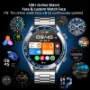 Watches 2023 Yeni Business Smart Watch Men 1.46 "AMOLED Bluetooth Çağrı NFC Health Monitör Su Geçirmez Spor Huawei Xiaomi için Smartwatch