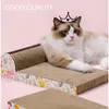 BONES/WAVY/RACH/ARCH/S/Slider Shapes Cat Scratching Corrugated Paper Board Cat Scratcher Cardboard Claw Grinder Pet Products