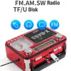 Players Retro Home Portable Light and Clock Bluetooth Radio Support USB TF Card Interface Receiver Mp3 Music Player