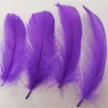 100pcs plumes d'oie naturelles flottantes de 8 à 12 cm panaches de cygne coloré pour le chapeau de maison show bricols artisan