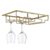 Wine Glass Rack under Cabinet Stemware Rack Wine Glass Holder Organizer for Cabinet Kitchen Bar Glasses Storage Hanger