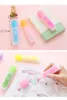 6 PCS Set Big Capacity Fluorescent Pen Mark 6 Color Pen Graffiti Creative Stationery Marqueurs Refill Sight Highlight Pastel Drawing