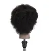 Afro Training Heads Kosmetology Manekin Szkolenie Głowa ludzkie włosy Fo głowa fryzjersing ćwicz manikin głowa z zaciskiem