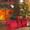 Stume da stoccaggio sacca pesante albero tote natalizia artificiale impermeabile con cerniera con manici da trasporto scatola