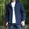 Jackets Men Black buitenshuis kleren s Casual hoodie jas sked windbreaker met capuchon jas mannelijke outdarse lagen e259
