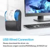 Принтеры Bisofice Portable Thermal Printer 2 -дюймовый беспроводной USB Mini Mini Billcept Printer с 57 -мм печатной бумагой для розничных магазинов